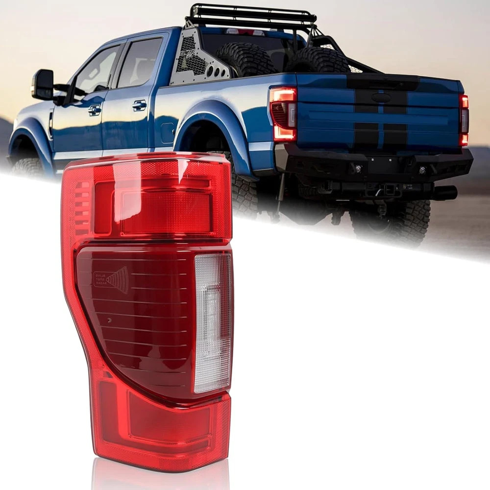 LH FULL LED with Blind Spot Tail Light Fit for 2020 2021 2022 Ford F250 F350 F45 - Thumbnail 4