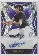 2020 Leaf Flash Purple 22/35 Sammy Infante #BA-SI1 Auto 7xr