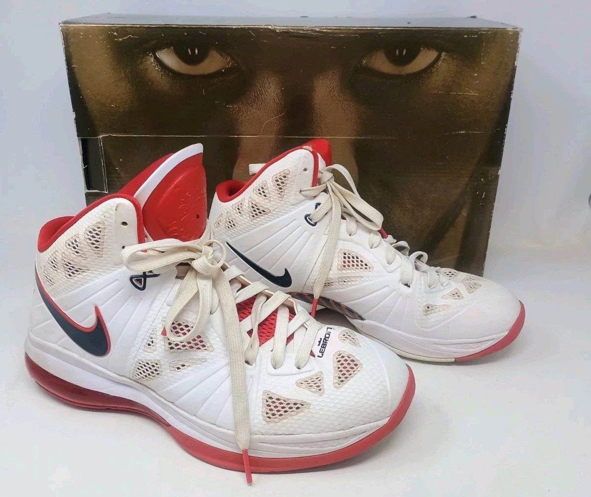 Nike LeBron 8 P.S. Black Red White - огромный выбор по лучшим