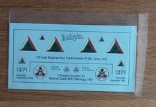 Blue Rider INSIG-004 - Friedrichshafen FF.33L, An-2 & Yak-52 - 1:72 decals