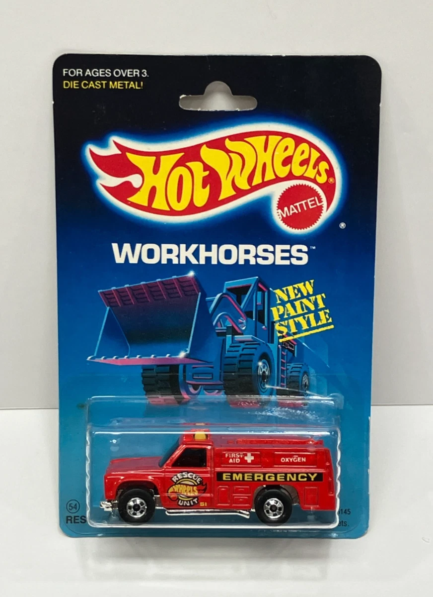 Hot Wheels EMERGENCY PURSUIT ピックアップトラック Hot Wheels Emergency! Contemporary Manufacture Diecast Cars
