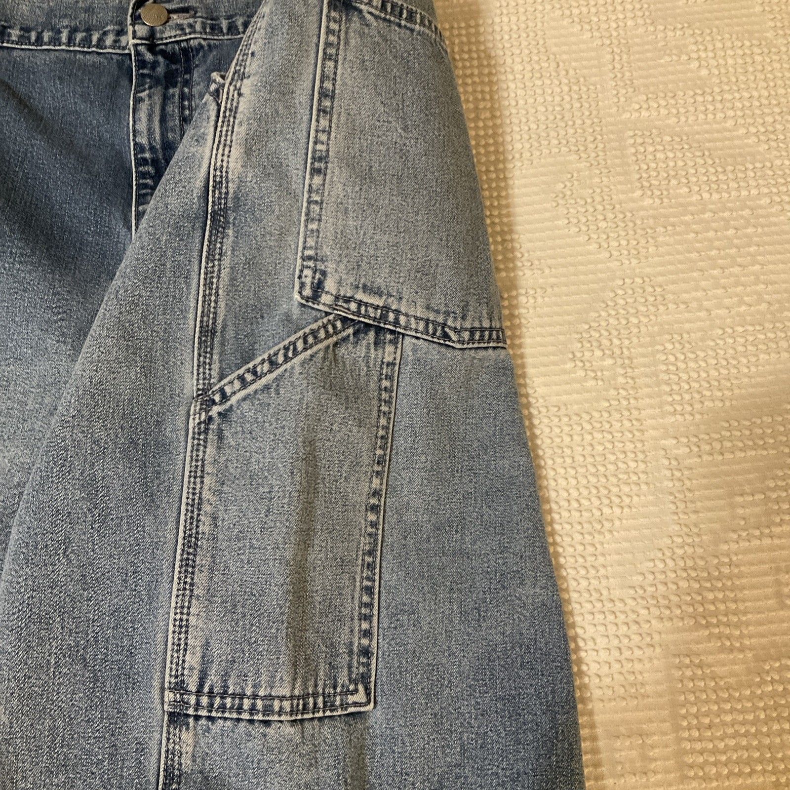 LEVIS SILVERTAB - Men’s Vintage Y2K Carpenter Blue Jean Shorts 1234 thumbnail 5