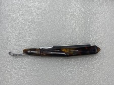Vintage Early Case Brothers Tested XX Bamboo Pattern Scaled Straight Razor