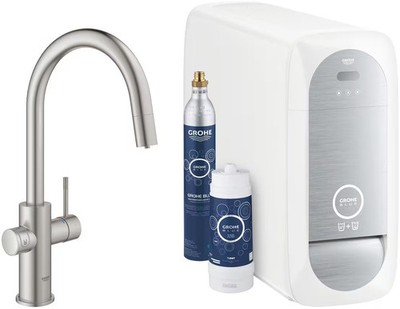 Grohe Blue Home C-Auslauf Starter Kit Einhebelmischer Küchenarmatur 1772838