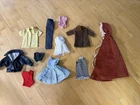 Vintage Barbie Ken Vogue Doll Clothes Lot Dresses Mens Jackets Cape Hong Kong