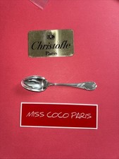CUILLÈRE CAFÉ THÉ  CHRISTOFLE FRANCE MARLY 15,5 CM  TRES BEL ETAT METAL ARGENTE