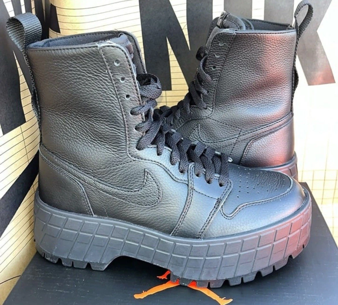 NEW Nike Air Jordan 1 High Brooklyn Black Boots NBY FJ5737-001 Women's Size 7.5