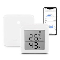 SwitchBot Thermometer Hygrometer Innen, Digital Hygrometer Bluetooth