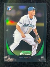 2011 Bowman Chrome KYLE SEAGER Rookie REFRACTOR #103 Seattle Mariners RC SP
