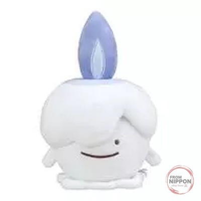 Pokemon Center Litwick Hitomoshi Transform Ditto Metamon Plush Toy