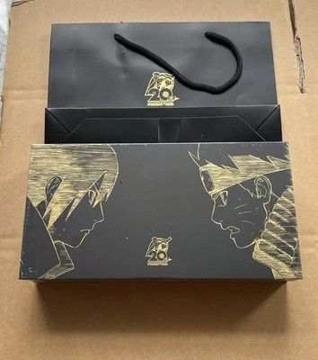 Naruto 20th Anniversary CN 24K Gold Card Premium Limited ED. Sealed Box Q37 GV13