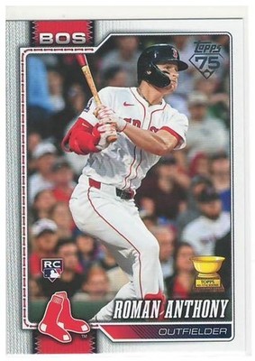 2026 Topps Series 1 - Roman Anthony #189 RC Red Sox Rookie Card RC Base
