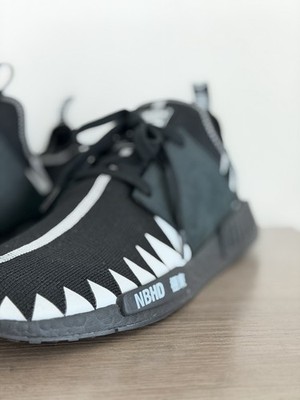 adidas Neighborhood NMD R1 DA8835 Primeknit Black Shark Men