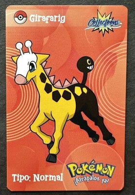 GIRAFARIG - POKEMON JOHTO COLLECTOONS POKEDEX CCG CARD