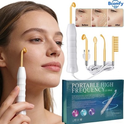 Electric Skin Therapy Wand Machine 4 In 1 Handheld Face Skin Beauty Tools for Ac