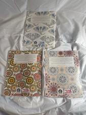 Leisure Arts Coloring Books Lot Animals Birds, Kaleidoscopes, Set of 3