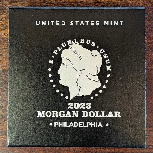 OGP Box and COA Only for 2023 Uncirculated Morgan Silver Dollar --- No Coin