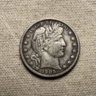 1905-S Barber Half Dollar 90% Silver ~ BETTER DATE ~ VF++ DETAILS 550-13