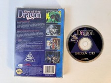 Rise of the Dragon Sega CD Tested Disc Case Rear Art NO MANUAL US NTSC