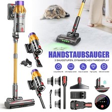 Profi Staubsauger Hoover Akku 6 IN 1 mit funktion Handstaubsauger kabellos HEPA