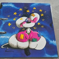 Diddl Sammelordner Ringbuch mit Diddl-Maus Motiv, blauer Sternenhimmel