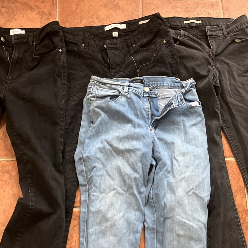TRUE CRAFT VINTAGE AMERICA Women's Classic Fit Straight Denim Jeans Lot