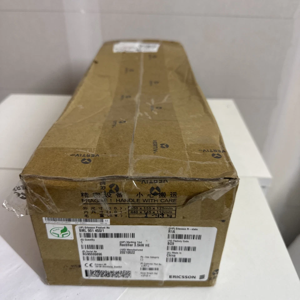Новый - Ericsson Vertiv BML 901 450/1 - R48-3500E3 выпрямитель 3,5 кВт - он RH050922 - Изображение 2 из 3