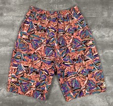 vintage 90s OCEAN PACIFIC OP COTTON SHORTS MENS M AOP ABSTRACT SURF SKATE