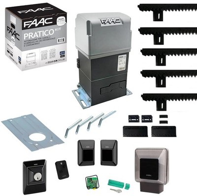 FAAC PRATICO 746 C 105940 KIT 230V 600KG 5mt Rack Automation Gate S