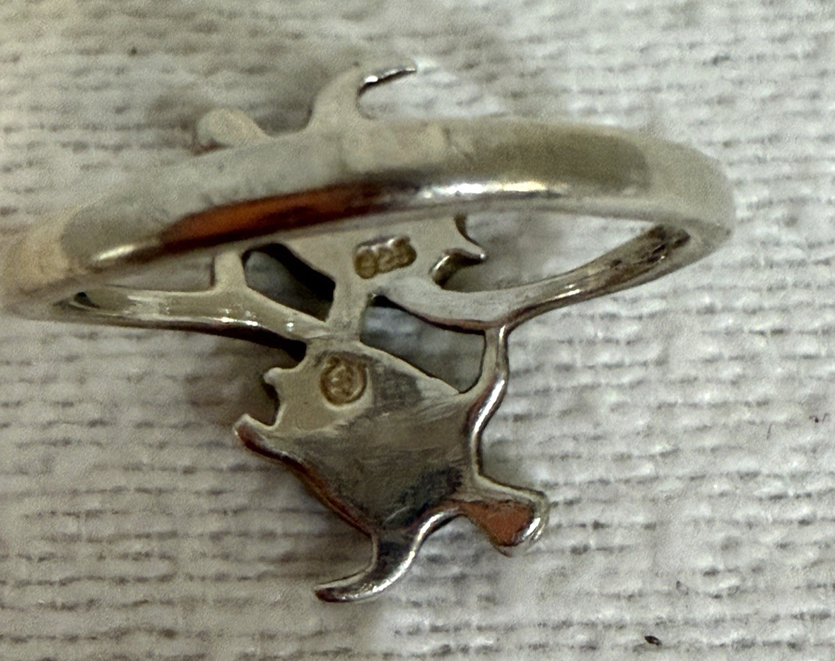 Solid Sterling Silver Signed Boulder Opal Inlay T… - image 10