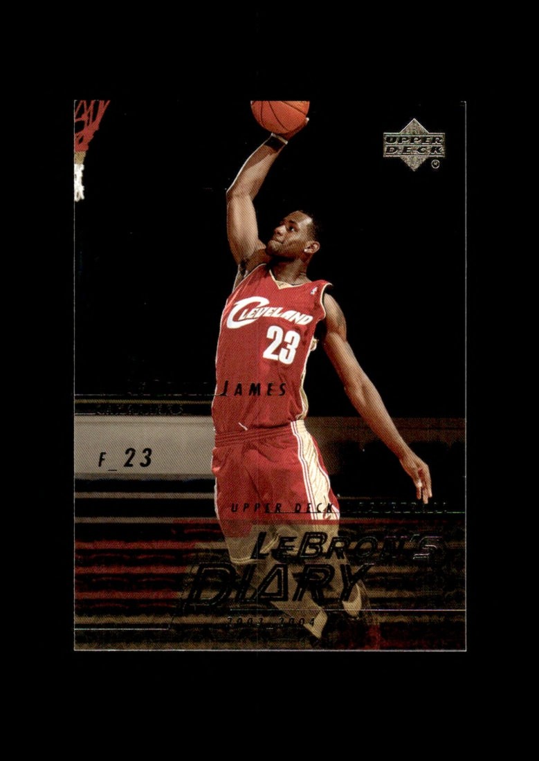 2003 Upper Deck LeBron's Diary: #LJ15 LeBron James RC NR-MINT