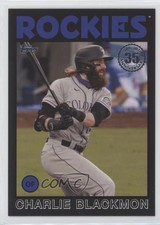 2021 Topps 1986 Baseball 35th Anniversary Series 2 Black Charlie Blackmon 3q5