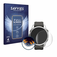 4X Displayschutz Full-Screen FüR Garmin Fenix 7S Pro Solar (42 Mm)