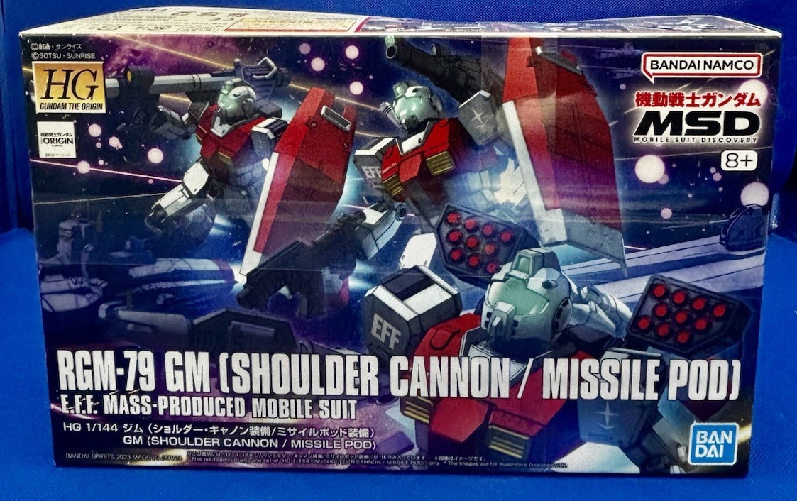 Bandai Gundam M.S.V. HG 1/144 RGM-79 GM [Shoulder Cannon/Mis