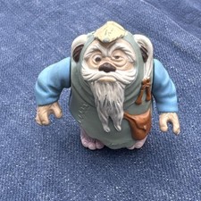 Star Wars VINTAGE Cartoon Ewoks 1985 Logray Kenner NO Staff ORIGINAL Animated