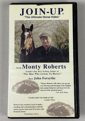 Join Up with Monty Roberts Ultimate Horse Video John Forsythe Equestrian VHS