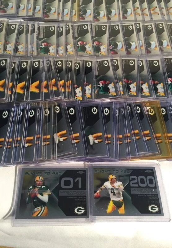 2008 Topps Chrome Flight to 420 Collection #BF398 Brett Favre