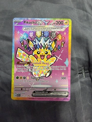 Pikachu ex 277/217 Special Illustration Rare (SIR) | Ascended Heroes | Near Mint
