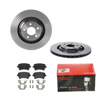 Brembo Bremsscheiben Ø330MM + BremsbelÄGe Hinten FÜR Audi A6 C6 Allroad Skoda