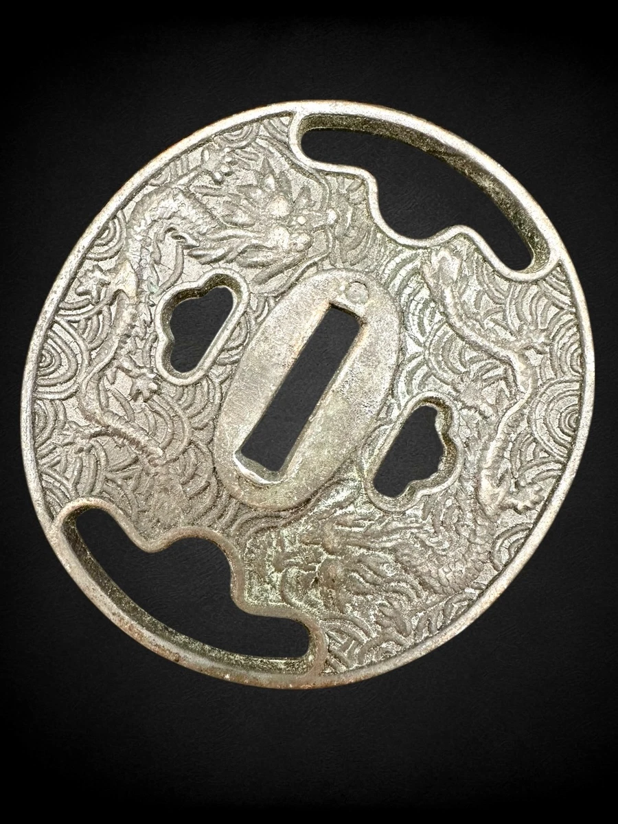 Iron 主1850-1899 年日本刀镡| eBay