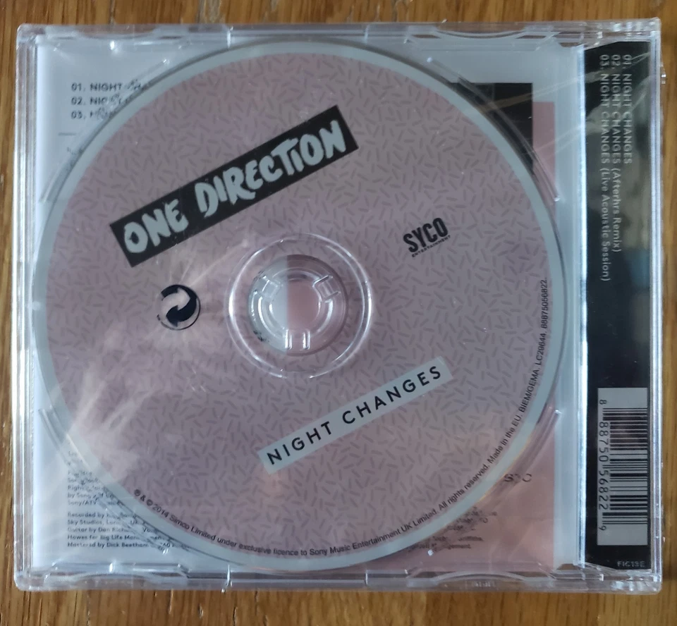 ONE DIRECTION, Night Changes, NEW & SEALED UK IMPORT LIMITED CD SINGLE, 2014 - Image 2 of 4
