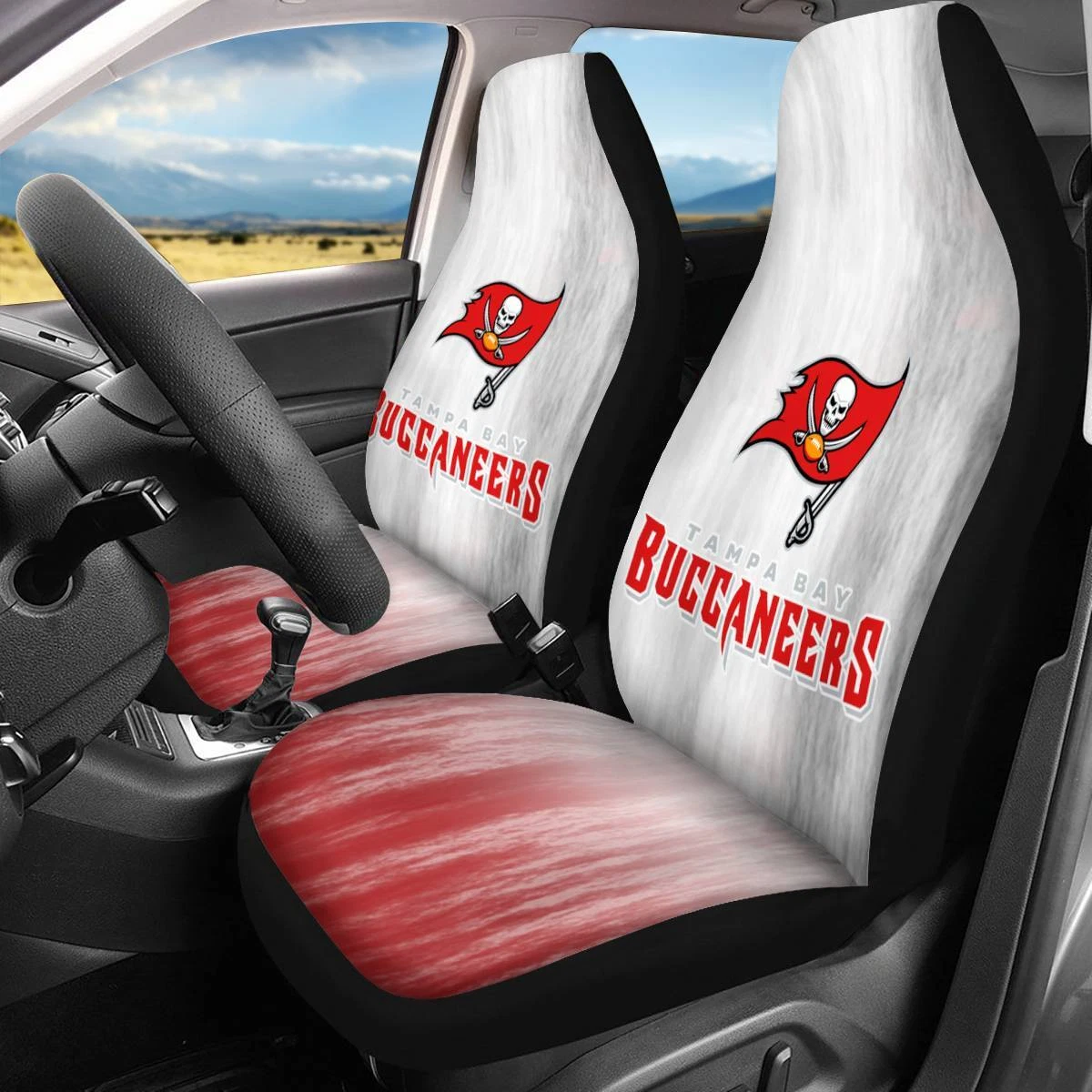 Car Seat Cover Personalized Nonslip Seat Protector for Tampa Bay Football