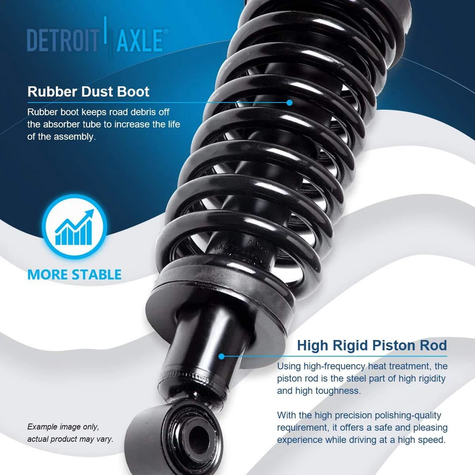 4 piezas puntales delanteros + amortiguadores traseros para Ford Crown Victoria Lincoln Town Car Mercury Foto 4 de 4