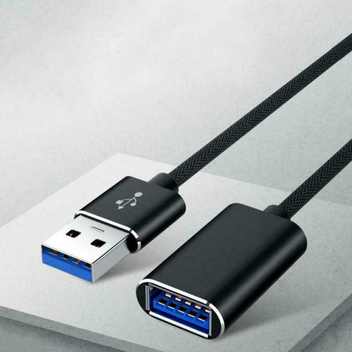 Rallonge USB 3.0 Super Speed Câble Rallonge Femelle Mâle Neuf - Photo 2/11