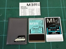 KORG M3R PCM PROGRAM CARDS DRUM 1 RSC-3S MSC-03 RPC-03 w/ case