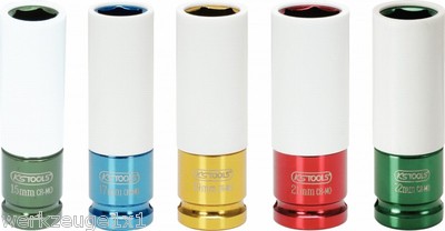 KS Tools 1/2'' Aluminum Rims Power Socket, Long