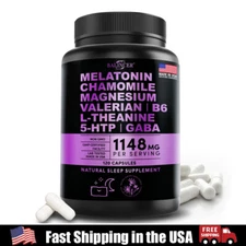 Sleep Aid ,maintain Sleep Quality,and Promote Relaxation 120 Caps - US