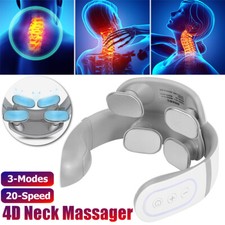 Electric Cervical Pulse Neck Massager Muscle Relax Massage Heated Pain Therapy