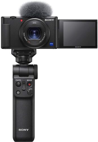 Aparat Sony VLOGCAM z zestawem uchwytu strzeleckiego ZV-1G - Zdjęcie 1 z 12