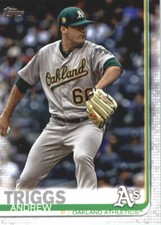 2019 Topps #565 Andrew Triggs NM-MT+ Athletics J2M